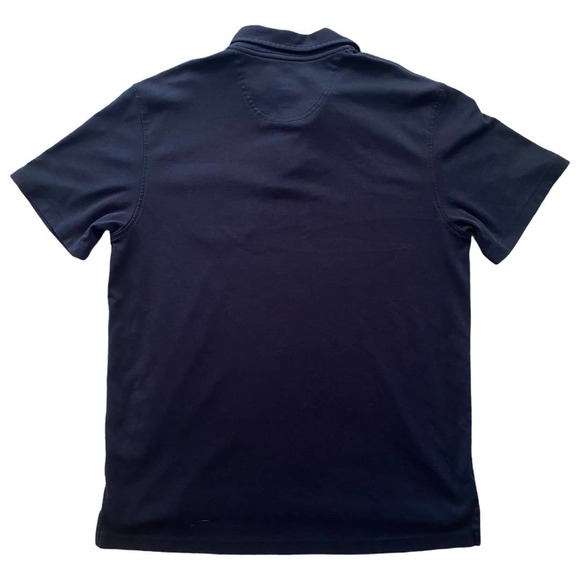Izod Men's XL Soft Knit Polo Navy Blue - Picture 2 of 2